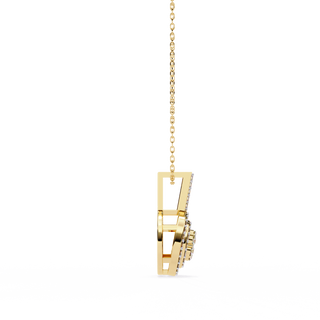 Artistic Cluster Pendant by Aupulent Jewellery 100% certified lab grown diamonds