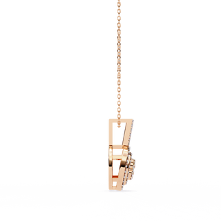 Artistic Cluster Pendant by Aupulent Jewellery 100% certified lab grown diamonds