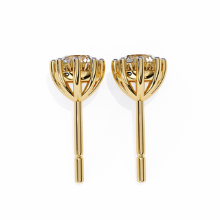 Crown Lab Grown Diamond Stud Earrings by Aupulent Jewellery 100% certified lab grown diamonds