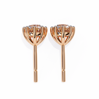 Crown Lab Grown Diamond Stud Earrings by Aupulent Jewellery 100% certified lab grown diamonds