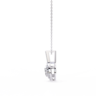 Artistic Cluster Pendant by Aupulent Jewellery 100% certified lab grown diamonds