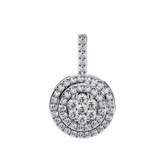 Artistic Cluster Pendant by Aupulent Jewellery 100% certified lab grown diamonds