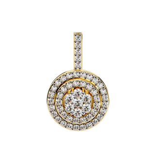 Artistic Cluster Pendant by Aupulent Jewellery 100% certified lab grown diamonds