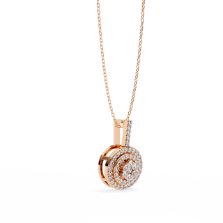 Artistic Cluster Pendant by Aupulent Jewellery 100% certified lab grown diamonds