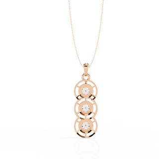 Trinity Statement Pendant by Aupulent Jewellery 100% certified lab grown diamonds