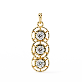 Trinity Statement Pendant by Aupulent Jewellery 100% certified lab grown diamonds