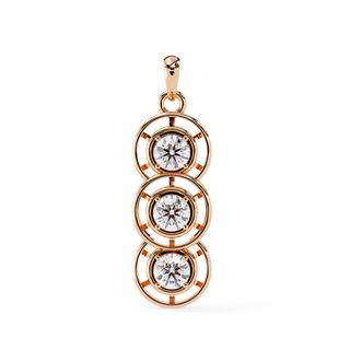 Trinity Statement Pendant by Aupulent Jewellery 100% certified lab grown diamonds