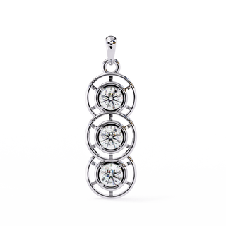 Trinity Statement Pendant by Aupulent Jewellery 100% certified lab grown diamonds