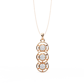 Trinity Statement Pendant by Aupulent Jewellery 100% certified lab grown diamonds