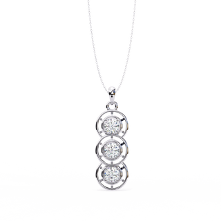 Trinity Statement Pendant by Aupulent Jewellery 100% certified lab grown diamonds