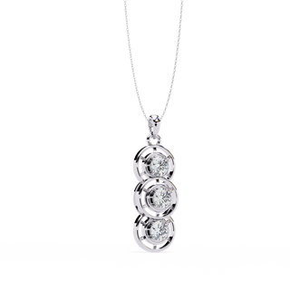 Trinity Statement Pendant by Aupulent Jewellery 100% certified lab grown diamonds