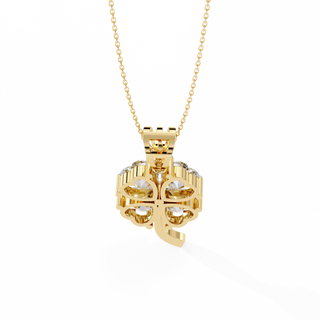 Heart Cluster Pendant by Aupulent Jewellery 100% certified lab grown diamonds