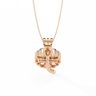 Heart Cluster Pendant by Aupulent Jewellery 100% certified lab grown diamonds