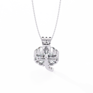 Heart Cluster Pendant by Aupulent Jewellery 100% certified lab grown diamonds