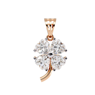 Heart Cluster Pendant by Aupulent Jewellery 100% certified lab grown diamonds