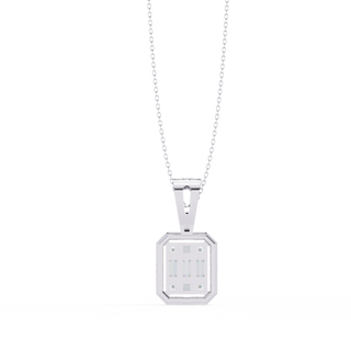Mixed-Cut Art Pendant by Aupulent Jewellery 100% certified lab grown diamonds