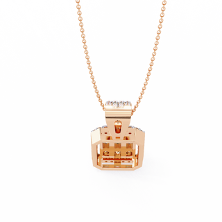Mixed-Cut Art Pendant by Aupulent Jewellery 100% certified lab grown diamonds