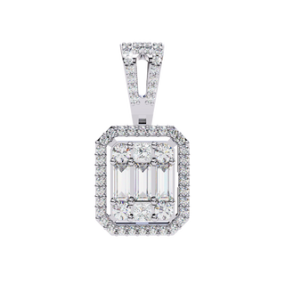 Mixed-Cut Art Pendant by Aupulent Jewellery 100% certified lab grown diamonds