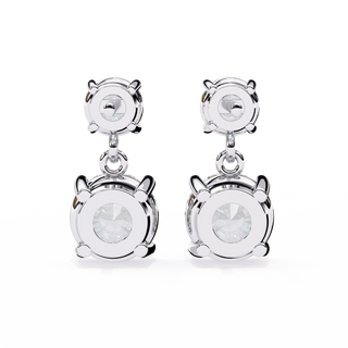 Statement Lab Grown Diamond Drop Earrings by Aupulent Jewellery 100% certified lab grown diamonds