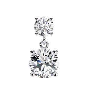 Statement Lab Grown Diamond Drop Earrings by Aupulent Jewellery 100% certified lab grown diamonds
