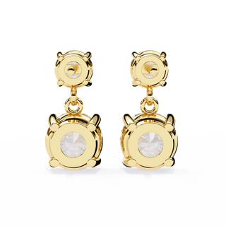 Statement Lab Grown Diamond Drop Earrings by Aupulent Jewellery 100% certified lab grown diamonds