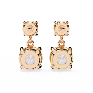 Statement Lab Grown Diamond Drop Earrings by Aupulent Jewellery 100% certified lab grown diamonds