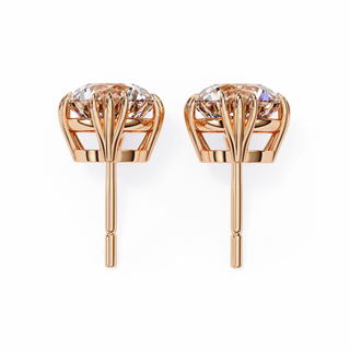 Nature-Inspired Lab Grown Diamond Earrings by Aupulent Jewellery 100% certified lab grown diamonds