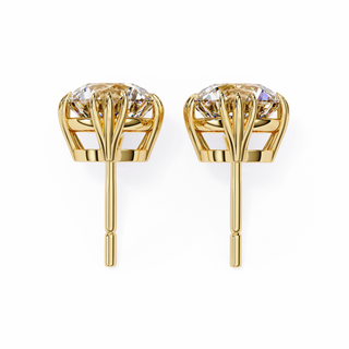 Nature-Inspired Lab Grown Diamond Earrings by Aupulent Jewellery 100% certified lab grown diamonds