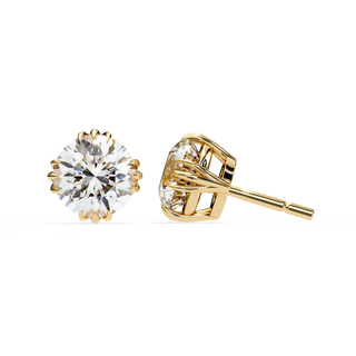 Nature-Inspired Lab Grown Diamond Earrings by Aupulent Jewellery 100% certified lab grown diamonds