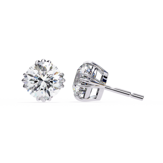 Nature-Inspired Lab Grown Diamond Earrings by Aupulent Jewellery 100% certified lab grown diamonds