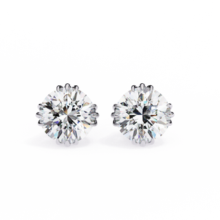 Nature-Inspired Lab Grown Diamond Earrings by Aupulent Jewellery 100% certified lab grown diamonds