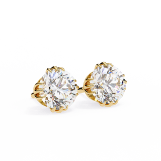 Nature-Inspired Lab Grown Diamond Earrings by Aupulent Jewellery 100% certified lab grown diamonds