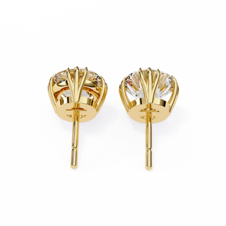 Nature-Inspired Lab Grown Diamond Earrings by Aupulent Jewellery 100% certified lab grown diamonds