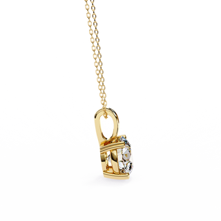 Modern Round Pendant by Aupulent Jewellery 100% certified lab grown diamonds