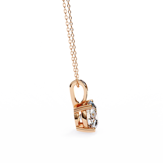 Modern Round Pendant by Aupulent Jewellery 100% certified lab grown diamonds