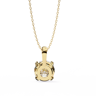 Modern Round Pendant by Aupulent Jewellery 100% certified lab grown diamonds