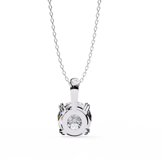 Modern Round Pendant by Aupulent Jewellery 100% certified lab grown diamonds