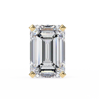 Emerald Cut Lab Grown Diamond Stud Earrings by Aupulent Jewellery 100% certified lab grown diamonds