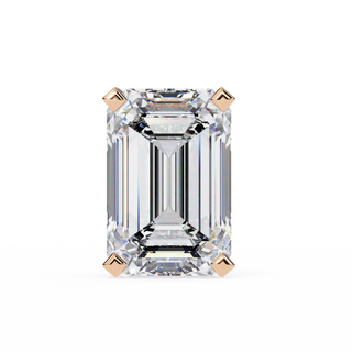 Emerald Cut Lab Grown Diamond Stud Earrings by Aupulent Jewellery 100% certified lab grown diamonds