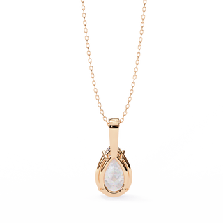 Pear Cut Pendant by Aupulent Jewellery 100% certified lab grown diamonds
