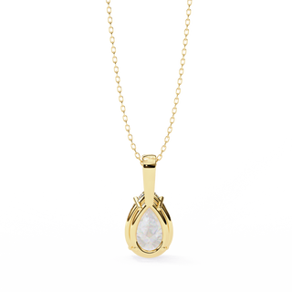Pear Cut Pendant by Aupulent Jewellery 100% certified lab grown diamonds