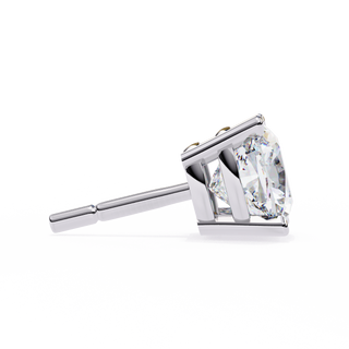 Cushion Cut Lab Grown Diamond Stud Earrings by Aupulent Jewellery 100% certified lab grown diamonds