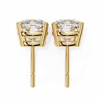 Cushion Cut Lab Grown Diamond Stud Earrings by Aupulent Jewellery 100% certified lab grown diamonds