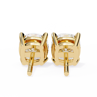 Cushion Cut Lab Grown Diamond Stud Earrings by Aupulent Jewellery 100% certified lab grown diamonds