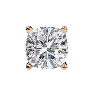 Cushion Cut Lab Grown Diamond Stud Earrings by Aupulent Jewellery 100% certified lab grown diamonds