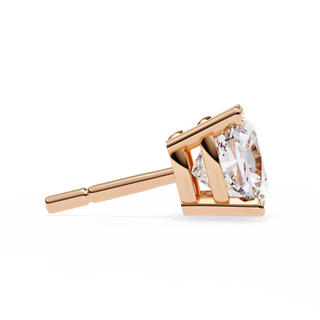 Cushion Cut Lab Grown Diamond Stud Earrings by Aupulent Jewellery 100% certified lab grown diamonds