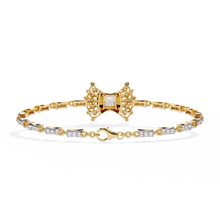Mixed-Cut Tennis Bracelet by Aupulent Jewellery 100% certified lab grown diamonds