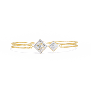 Modern Line Bracelet by Aupulent Jewellery 100% certified lab grown diamonds