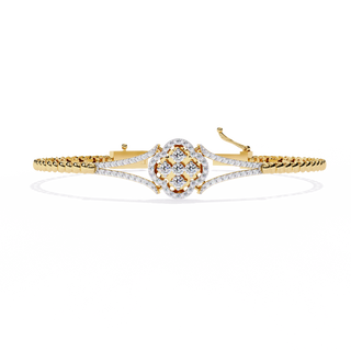 Delicate Line Bracelet by Aupulent Jewellery 100% certified lab grown diamonds