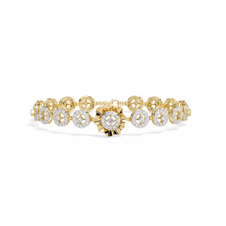 Grand Tennis Bracelet by Aupulent Jewellery 100% certified lab grown diamonds